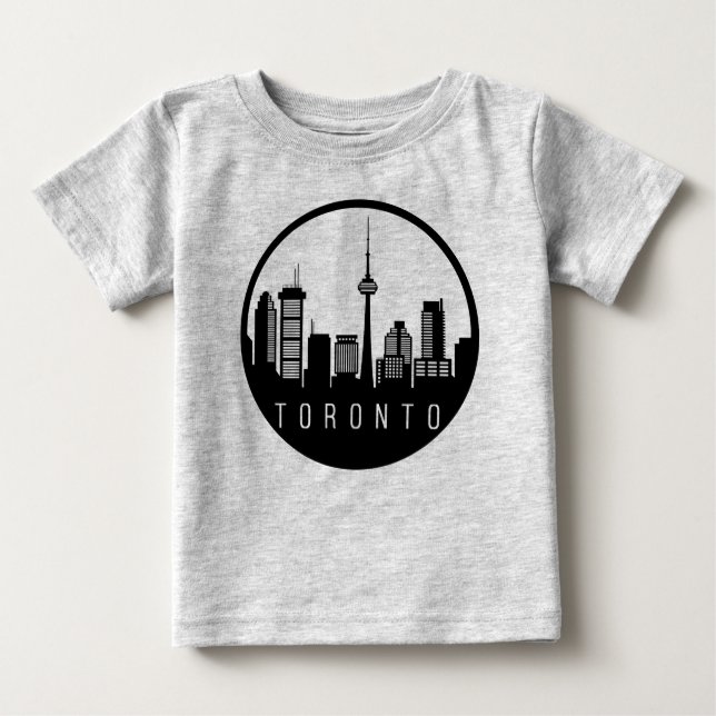 Skyline von Toronto Baby T-shirt (Vorderseite)