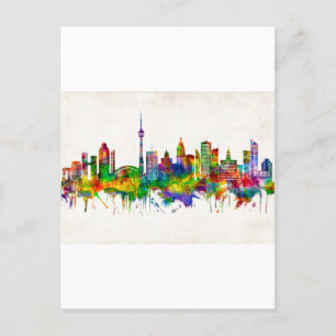 Skyline von Toronto Einladungspostkarte