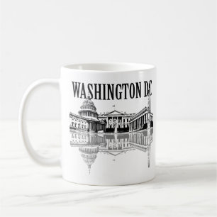 Skyline von Washington Dc Sehenswürdigkeiten Kaffeetasse