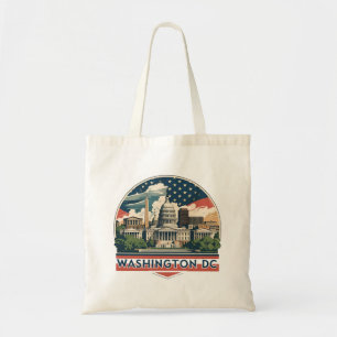 Skyline von Washington DC Tragetasche