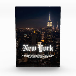 Skyline-Vorlage in New York Fotoblock