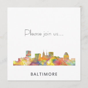 SKYLINE WB1 BALTIMORES MARYLAND - EINLADUNG