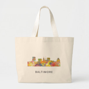 SKYLINE WB1 BALTIMORES MARYLAND - JUMBO STOFFBEUTEL