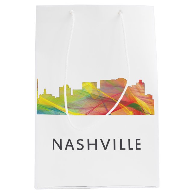 SKYLINE WB1 NASHVILLES, TENNESSEE - MITTLERE GESCHENKTÜTE (Vorderseite)