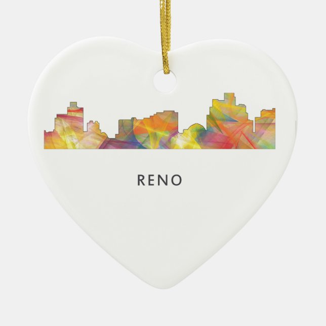 SKYLINE WB1 RENO, NEVADA - KERAMIKORNAMENT (Vorne)