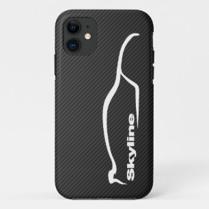 Skyline-weißes Silhouette-Logo Case-Mate iPhone Hülle