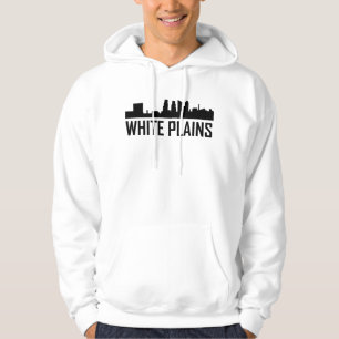 Skyline White Plains New York City Hoodie