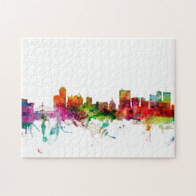Skyline Winnipegs Kanada Puzzle (Horizontal)