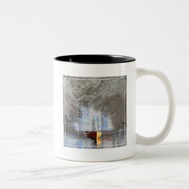 Skyline Zweifarbige Tasse (Rechts)