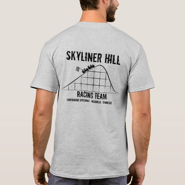 Skyliner Hügel-laufendes Team T-Shirt (Rückseite)