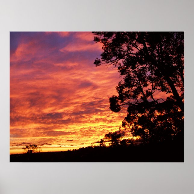 Skyscape-Farbe Poster (Vorne)