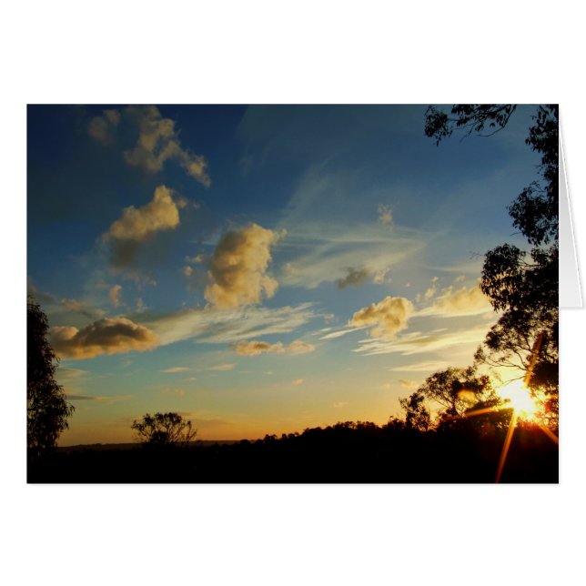 Skyscape Sparkcard (Vorderseite (Horizontal))