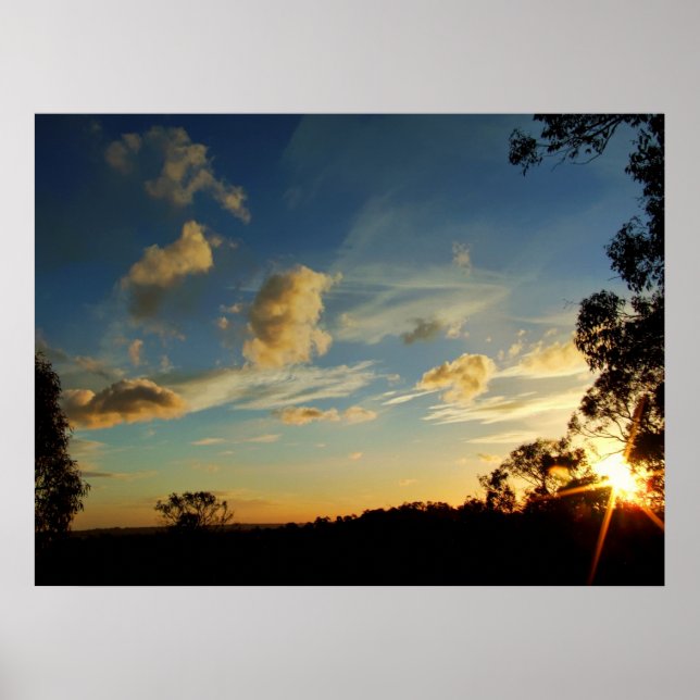 Skyscape Sparkle Poster (Vorne)