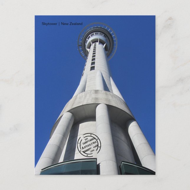 Skytower (Neuseeland) Postkarte (Vorderseite)