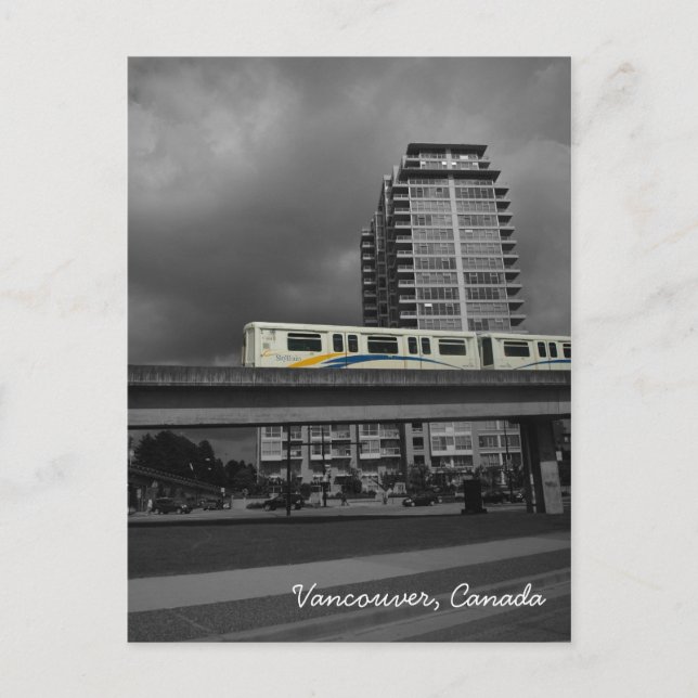 Skytrain - Vancouver Canada Postcard Postkarte (Vorderseite)