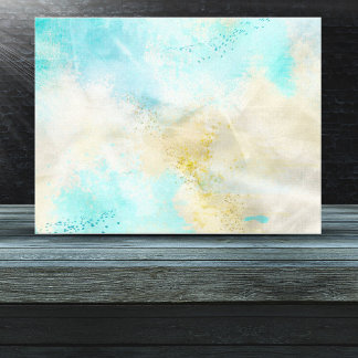 Skyview einer Insel Canvas Print Leinwanddruck