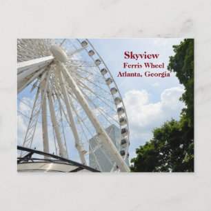 Skyview Ferris Wheel Atlanta, Georgia Postkarte