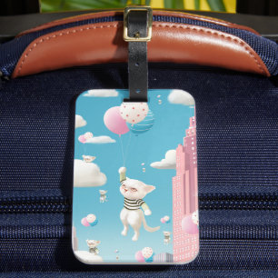 Skyward Bound Kittens Gepäckanhänger