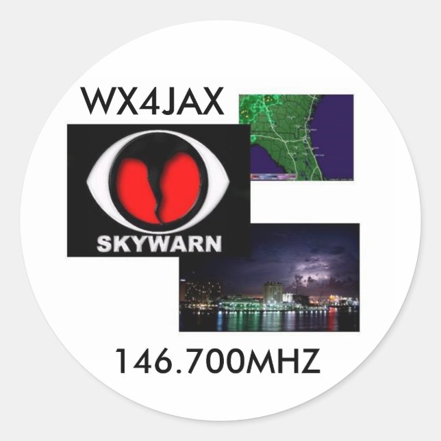 skywarn Logo, Aufkleber (Vorderseite)
