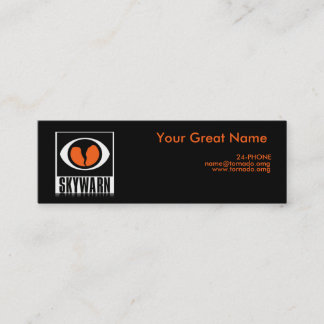 SKYWARN Sturm-Aufklärer-kleine Visitenkarte