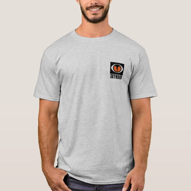 SKYWARN T-Shirt mit Logo auf nur Front (Vorderseite)