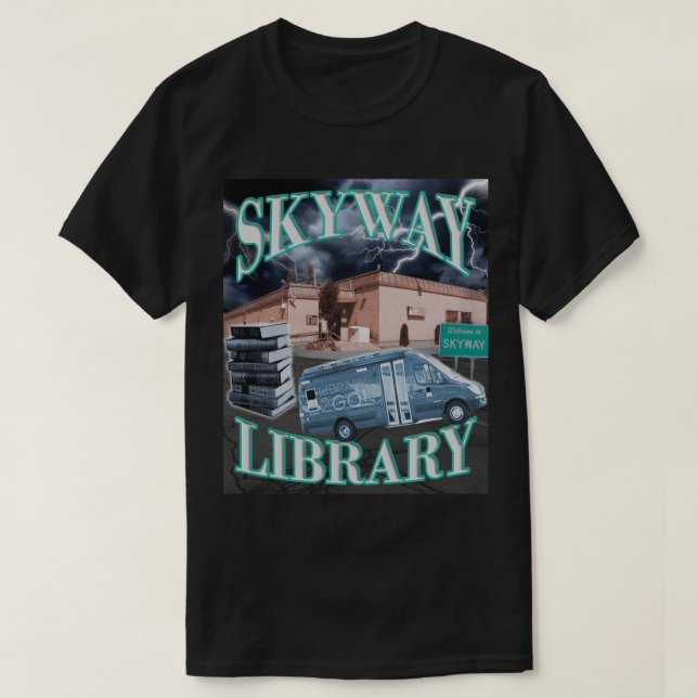 Skyway Library der 1990er Jahre T-Shirt (Design vorne)