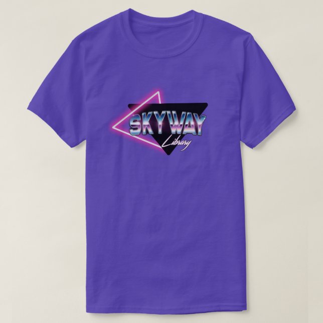 Skyway Library T - Shirt der 1980er Jahre (Design vorne)