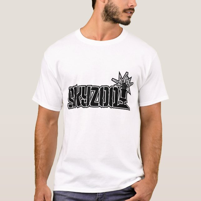 Skyzoo-Texte T-Shirt (weiß) (Vorderseite)
