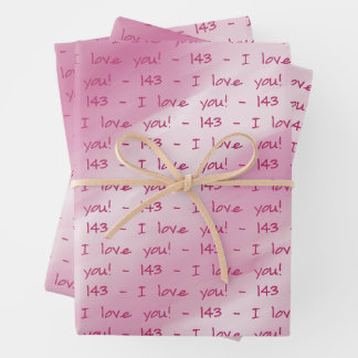 SKZ - 143 - I LOVE YOU GIFT WRAP GESCHENKPAPIER SET