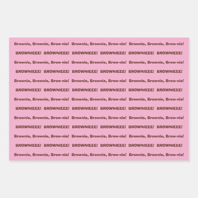 SKZ BROWNIEEE! Geschenkverpackung Geschenkpapier Set (Vorderseite)