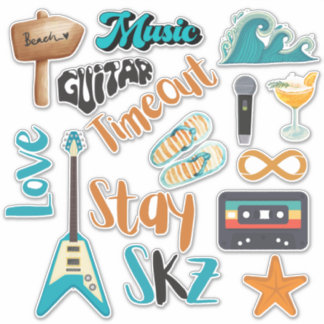 SKZ Time Out (Blue Ver), kundenspezifisch geschnit Aufkleber