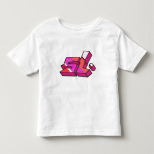 SL oben markered Kleinkind T-shirt