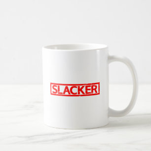 Slacker Briefmarke Tasse