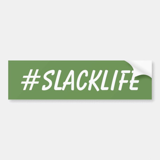 #SLACKLIFE Autoaufkleber (Vorne)