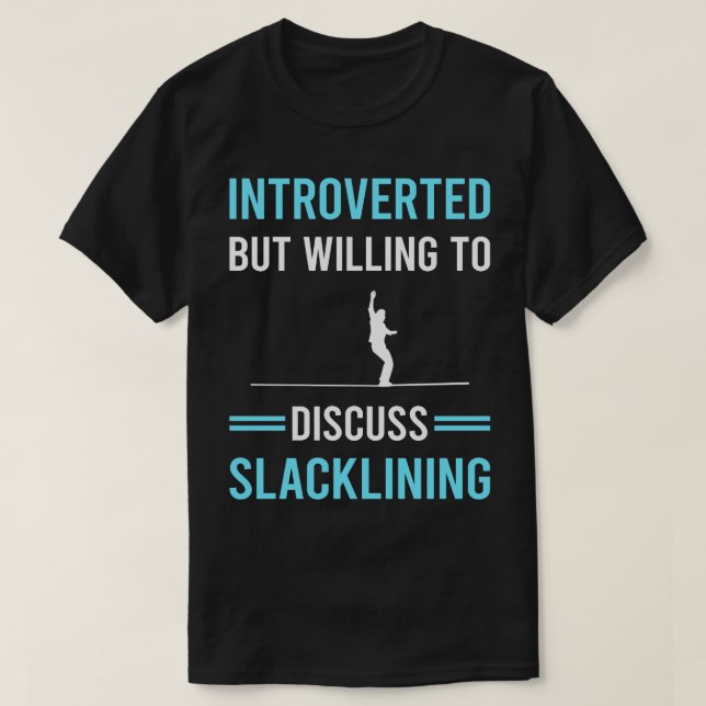 Slackliner Slackline Slackliner T-Shirt (Design vorne)