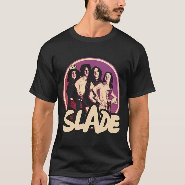 Slade Band Glam Rock T-Shirt (Vorderseite)