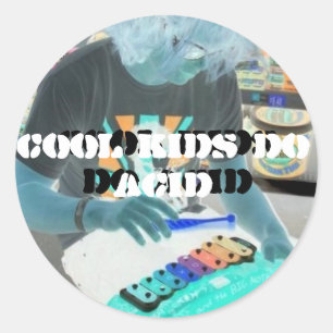 Slade und das große NICHTS!coole Kids Säure Aufkle Runder Aufkleber