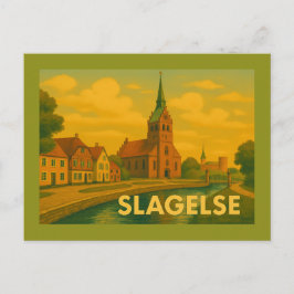 Slagelse Denmark Tower Postkarte