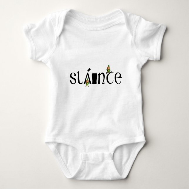 Slainte Gälisch Baby Strampler (Vorderseite)