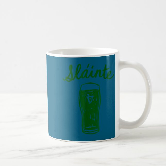 Slainte Gälisch Toast Skript Irisches Pub Prost  Kaffeetasse (Rechts)