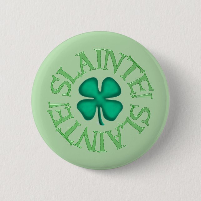 Slainte green button (Vorderseite)