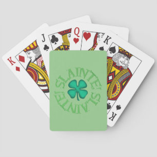 Slainte Green Poker Spielkarten