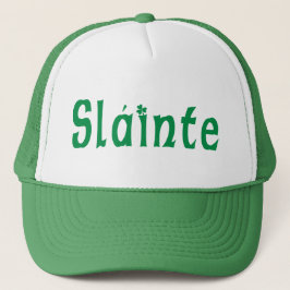 Slainte irisches Geschenk Truckerkappe