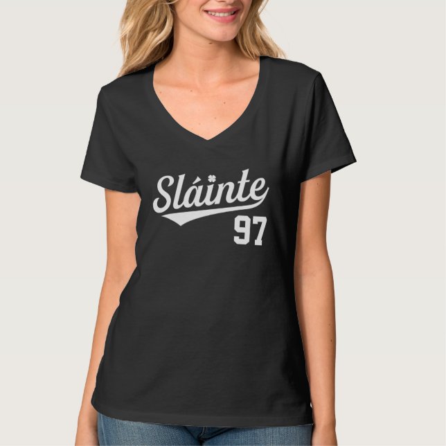Slainte Irish St Patrick s Day Ireland Baseball St T-Shirt (Vorderseite)