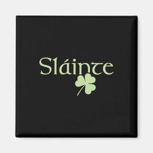 Slainte Kleeblatt Irish Lucky Green Irland St Patr Magnet