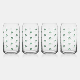 Slainte Lucky Shot Watercolor Style Kleeblatt Dosenglas