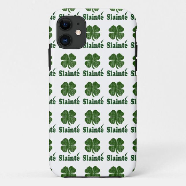 Slainte Shamrock Case-Mate iPhone Hülle (Rückseite)