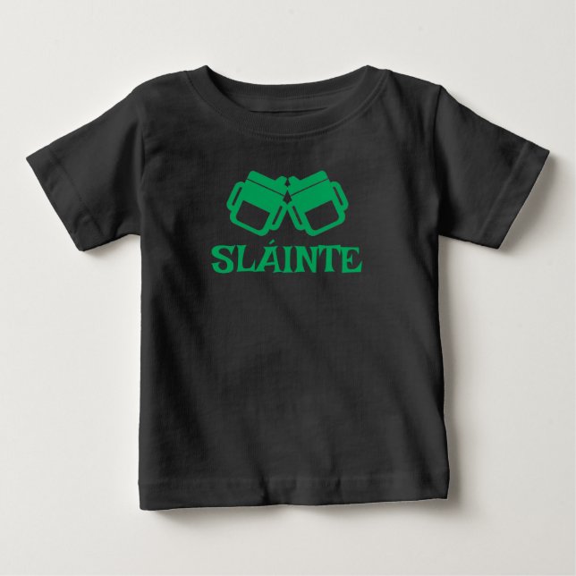 SLÁINTE Sippy schwarzes T-Shirt (Vorderseite)