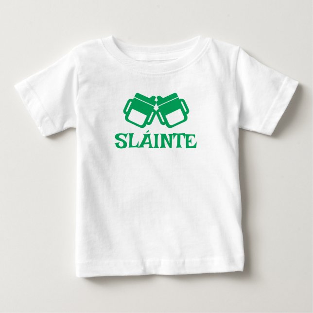 SLÁINTE sippy white tee (Vorderseite)