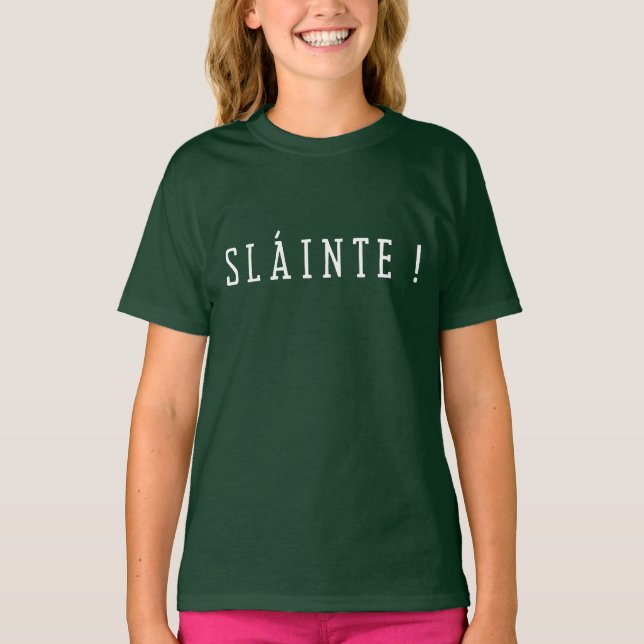 Slainte - St. Patrick Day T - Shirt (Vorderseite)